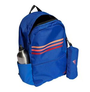 MOCHILA ADIDAS AZUL ROJO 27L + ESTUCHE