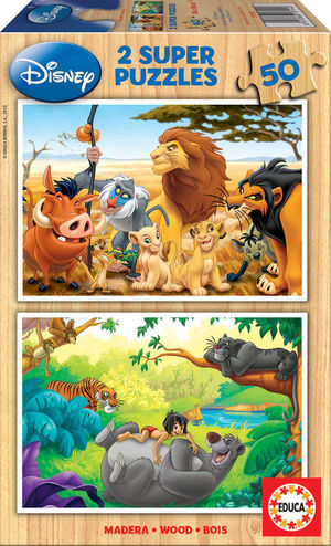 PUZZLE 2X50 PIEZAS ANIMAL FRIENDS