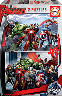 PUZZLE AVENGERS 2*100 AVENGERS