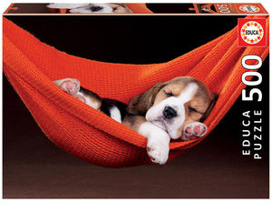 PUZZLE DURMIENDO EN LA HAMACA 500 PIEZAS