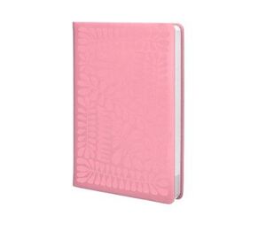 AGENDA DIA PAGINA A5 ROSA CON FLORES